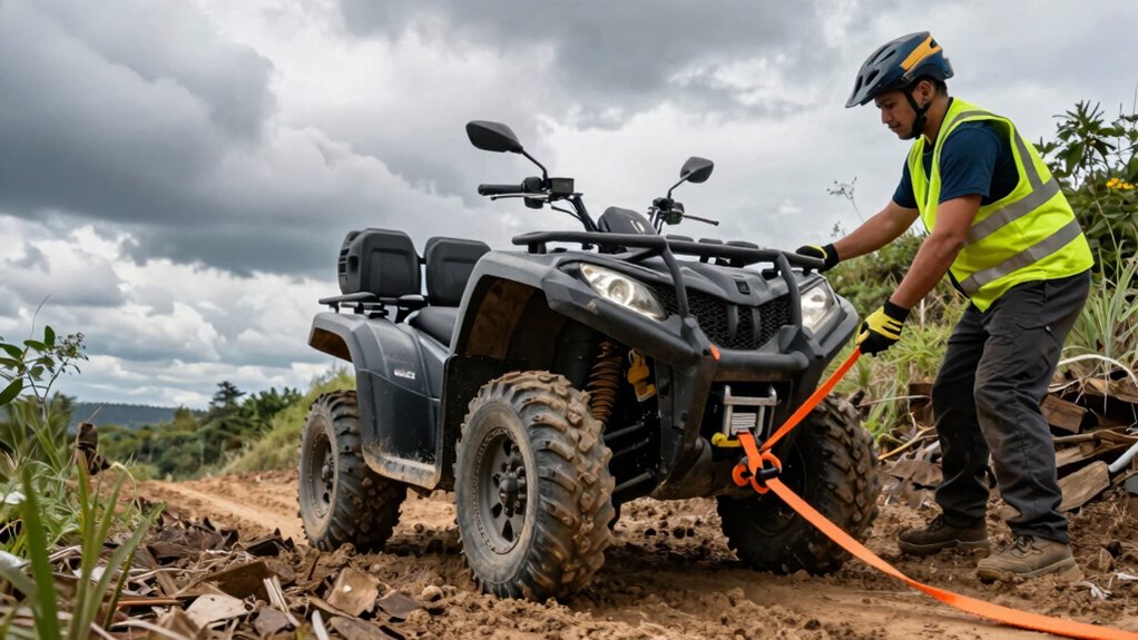 prioritize safety during winching