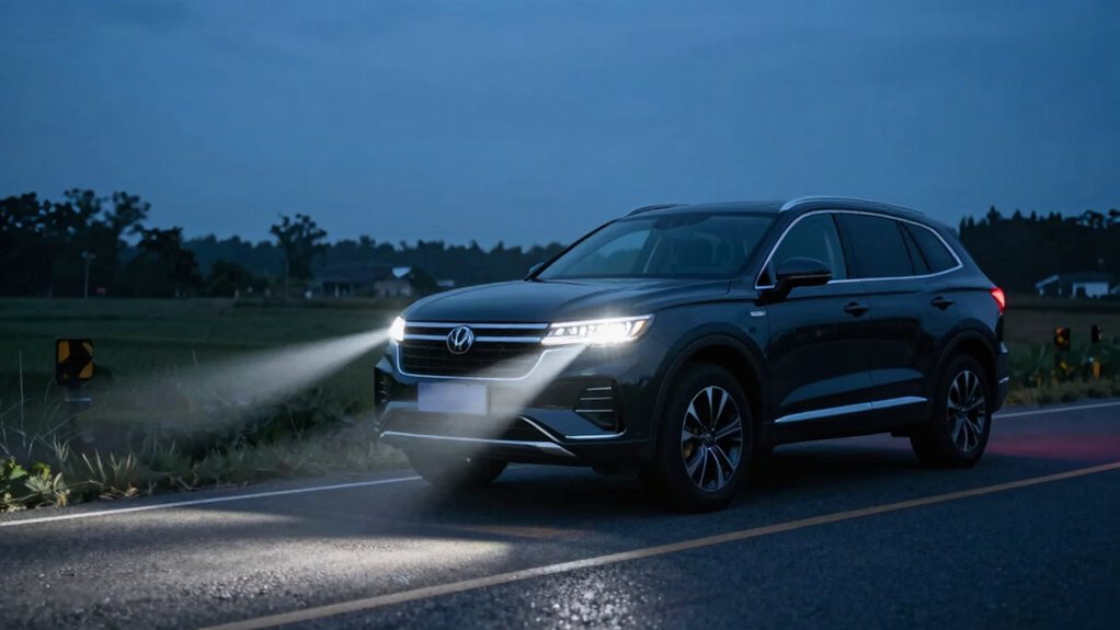 proper auxiliary light aiming