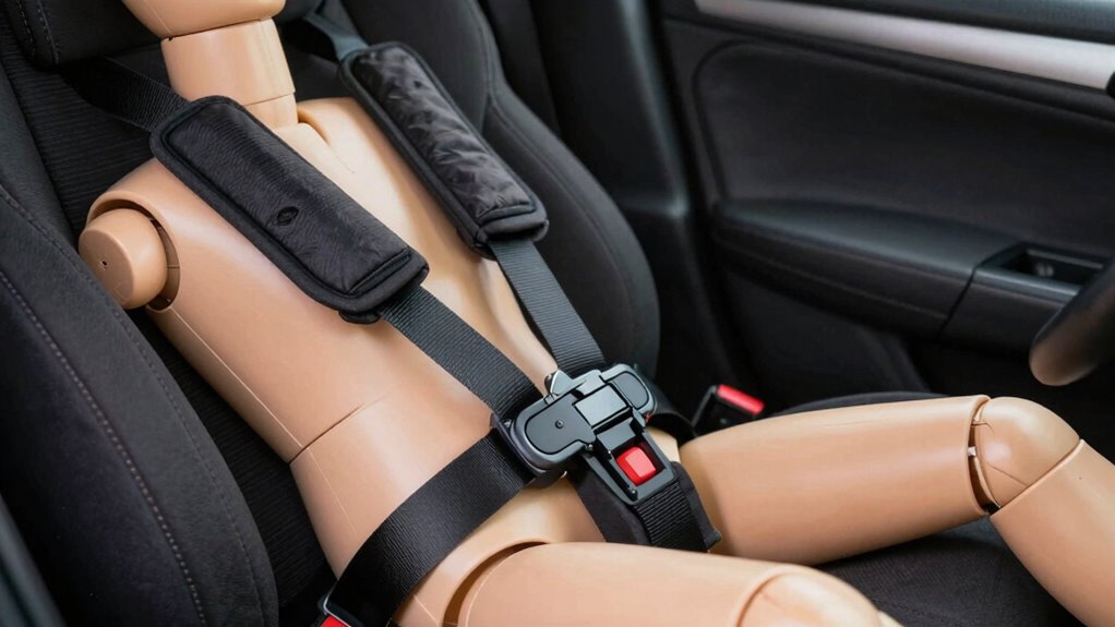 proper harness fit prevents submarining