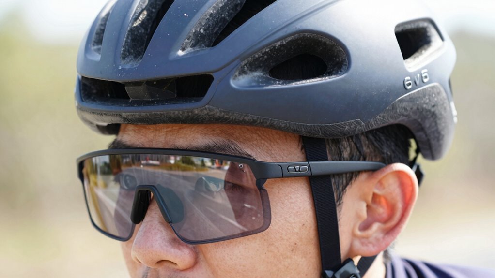 proper helmet glasses fit