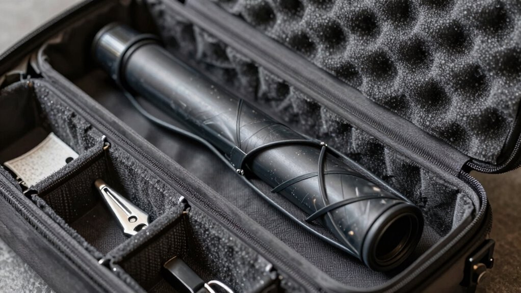 proper spare tube storage