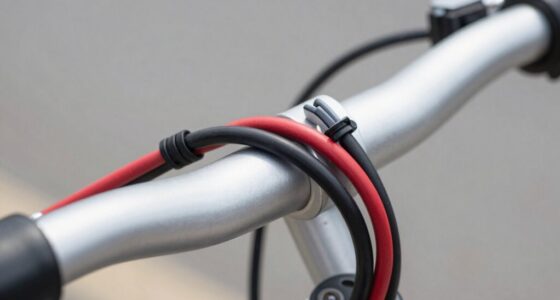 properly securing handlebar wiring