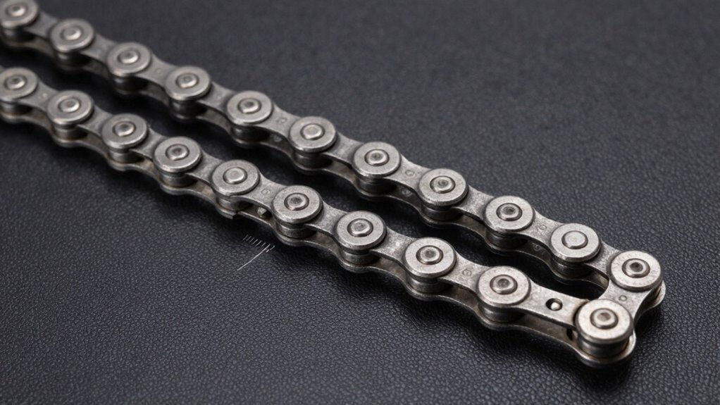 pull test reveals chain stretch