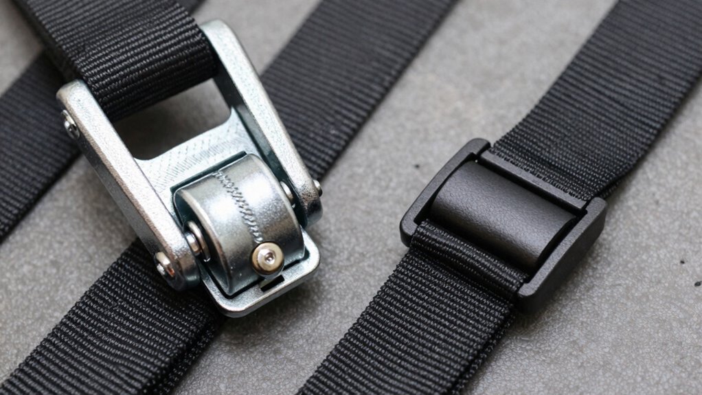 ratchet straps ensure load safety