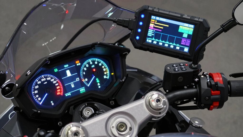 real time motorcycle performance data