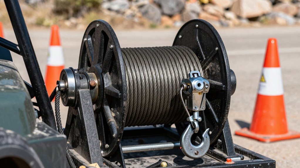 regular winch maintenance routine