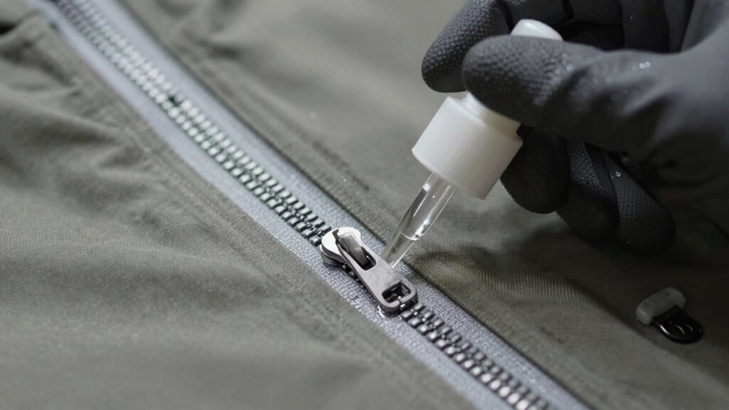 regular zipper maintenance routine