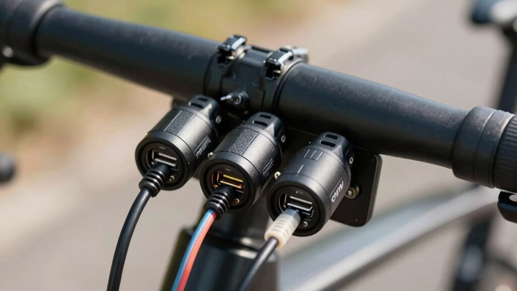 safe outdoor bike wiring