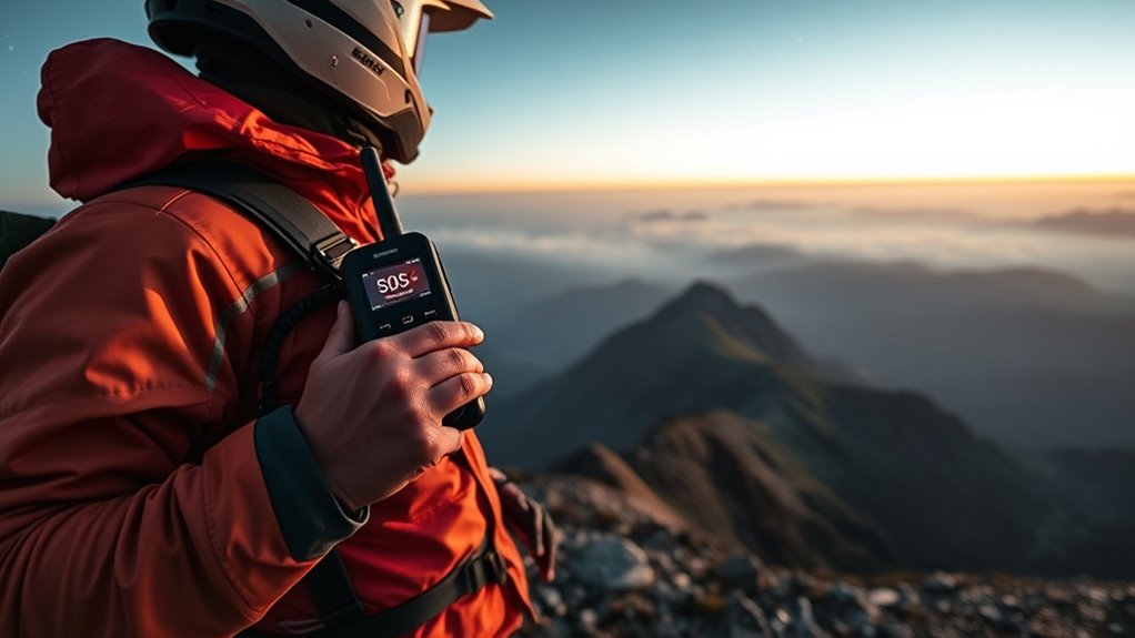 satellite communicator safety features