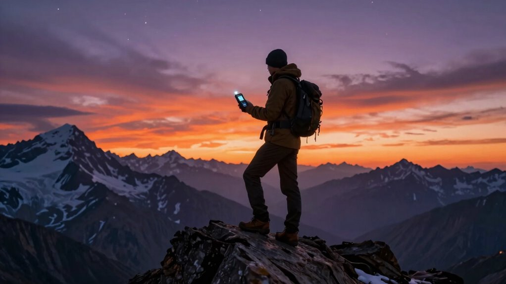 satellite sos signal transmission