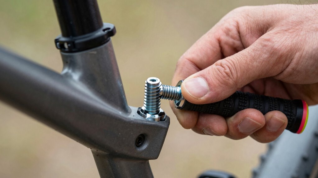 secure bolts during rides