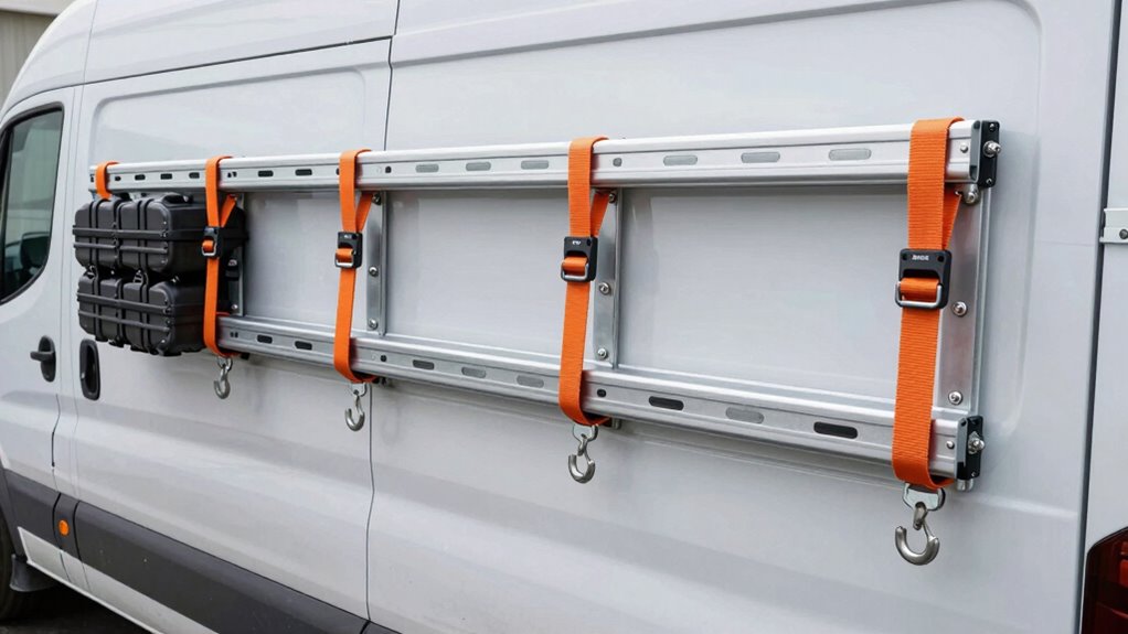 secure cargo with e tracks