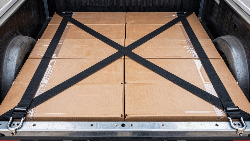 secure cargo with proper tie downs