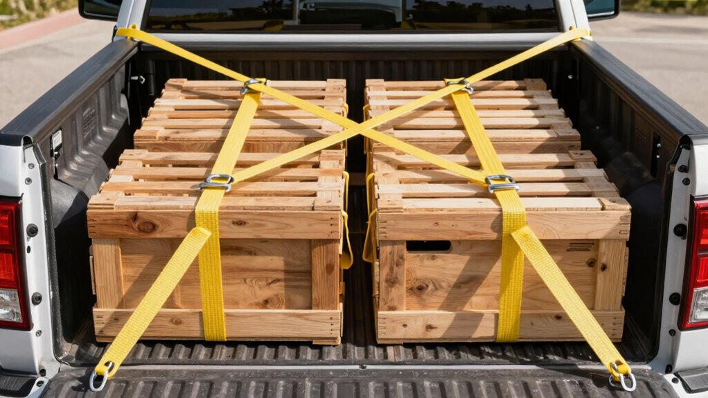 secure cargo with proper tools