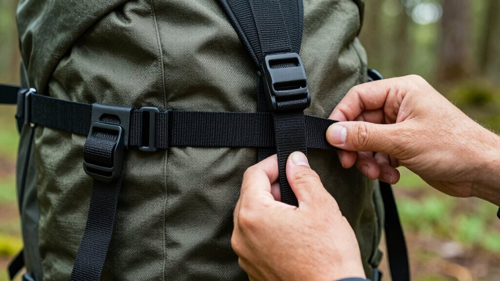 secure tight properly adjusted