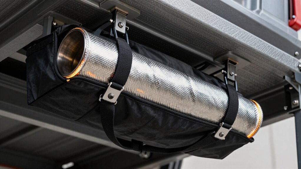 securely install heat shields