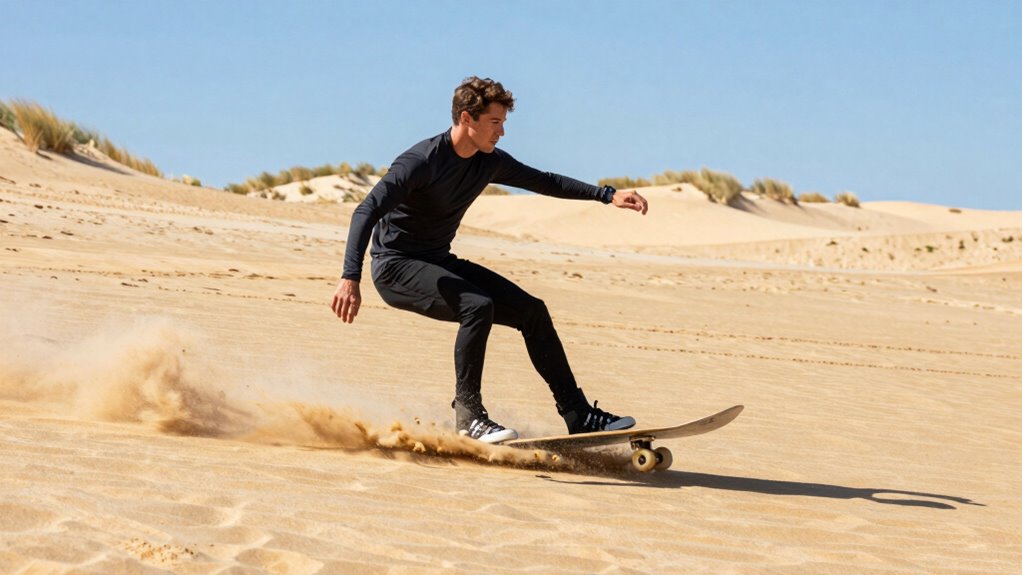 smooth throttle and balanced stance