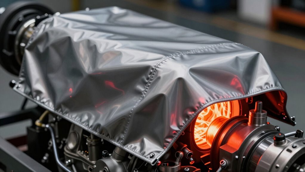 soft bag heat shield function