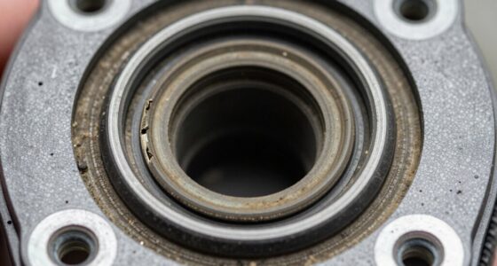 suspension seal leak debris