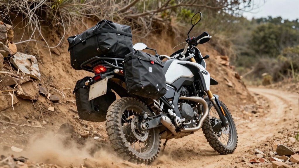 tail bags enhance off road stability