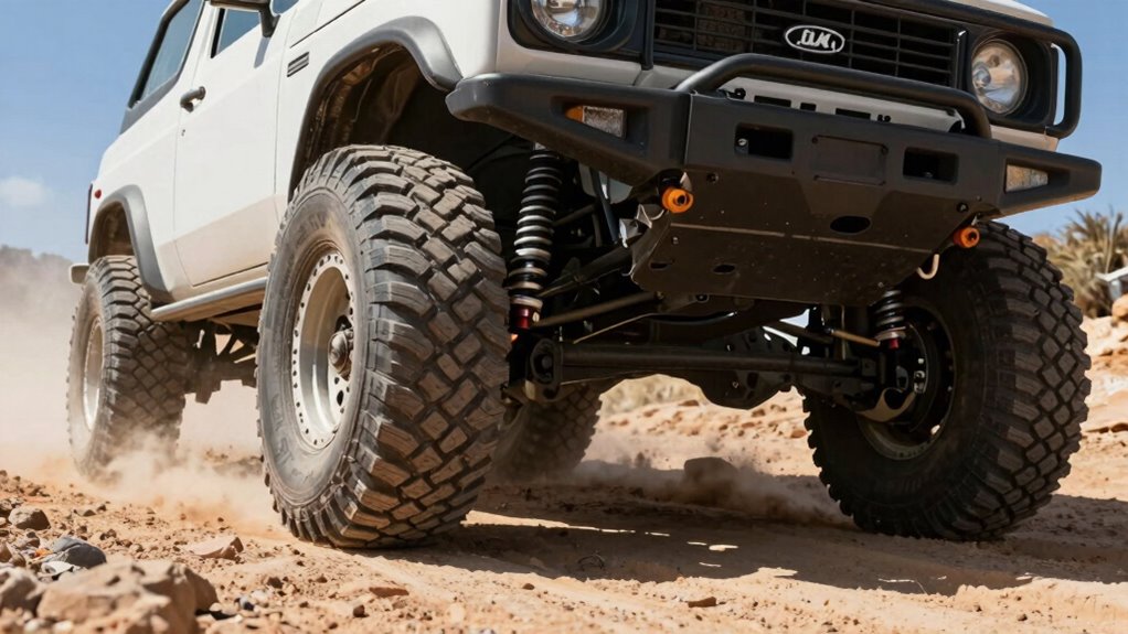 tire size and suspension