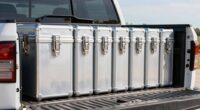 top aluminum truck storage