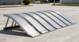 top arched loading ramps