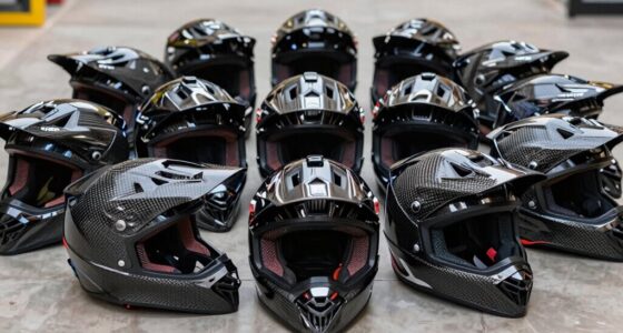 top carbon fiber off road helmets