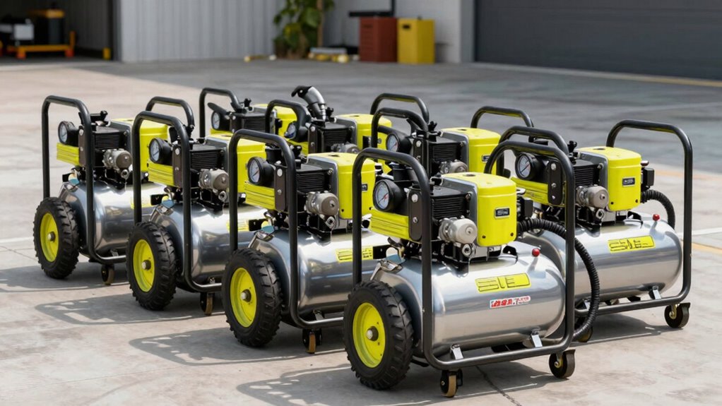 top dual cylinder compressors