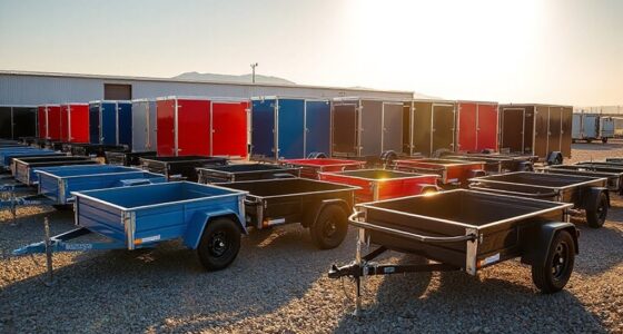 top folding cargo trailers