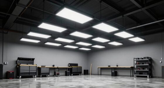 top garage led light guides