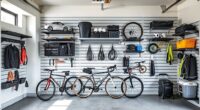 top garage slatwall storage
