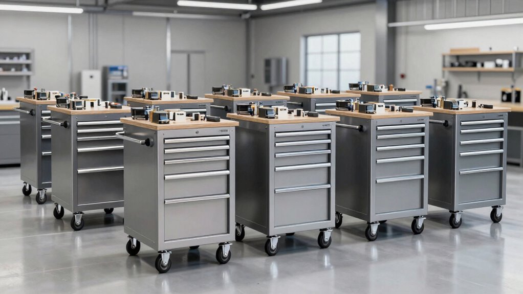 top heavy duty workbench carts