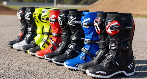 top hinged motocross boots