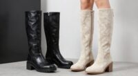 top knee brace boots