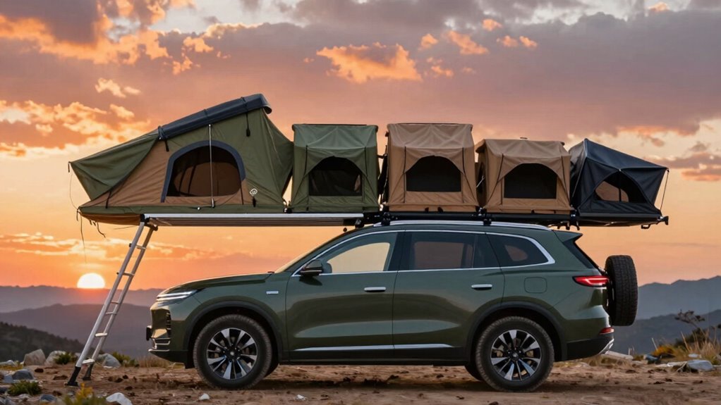 top mid size suv roof tents