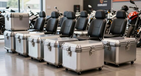 top motorcycle aluminum storage