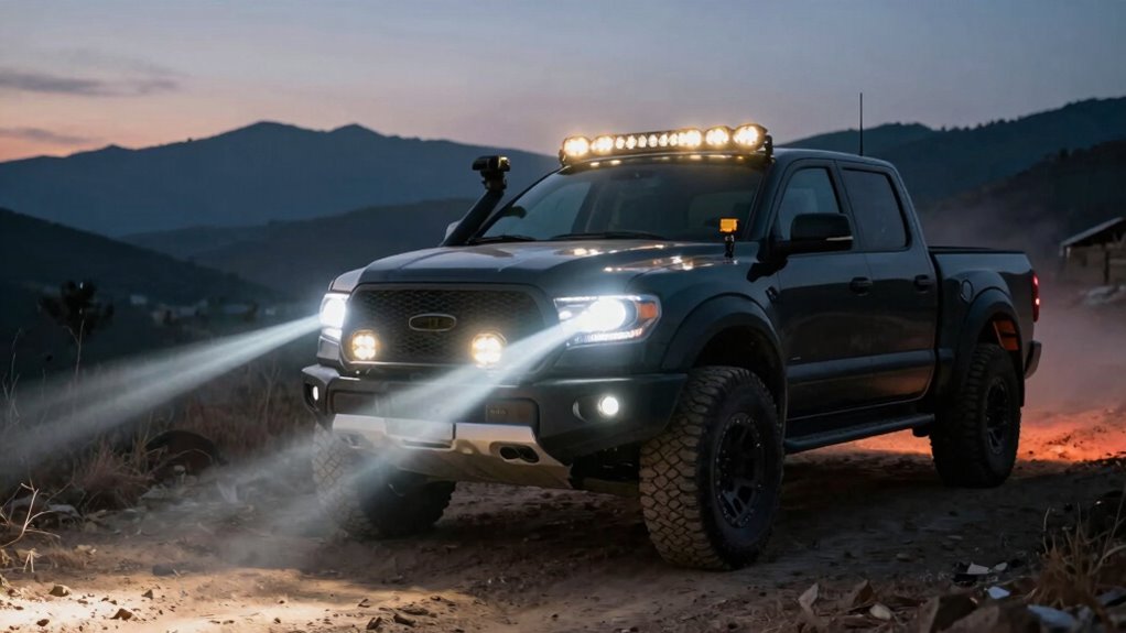 top off road truck lights