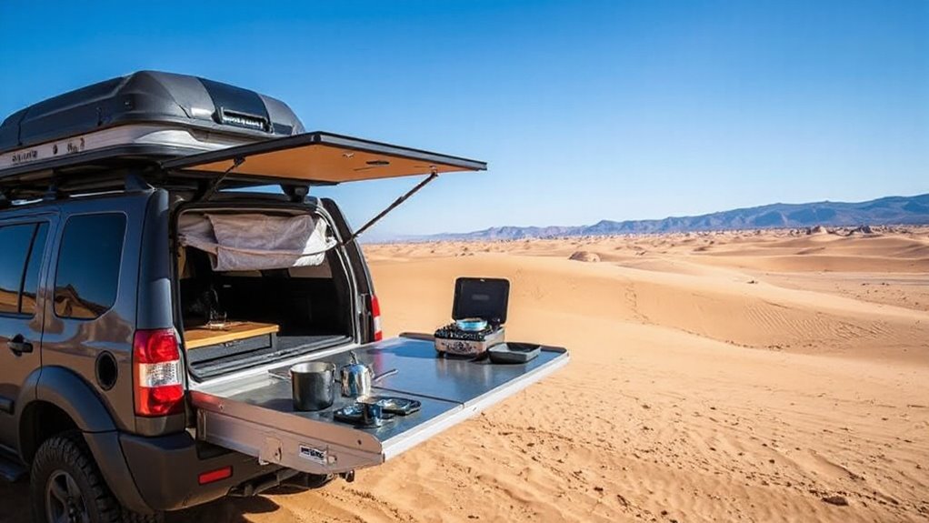 top overland kitchen slide outs