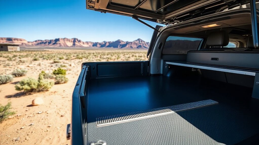 top overlanding 12v fridge slides
