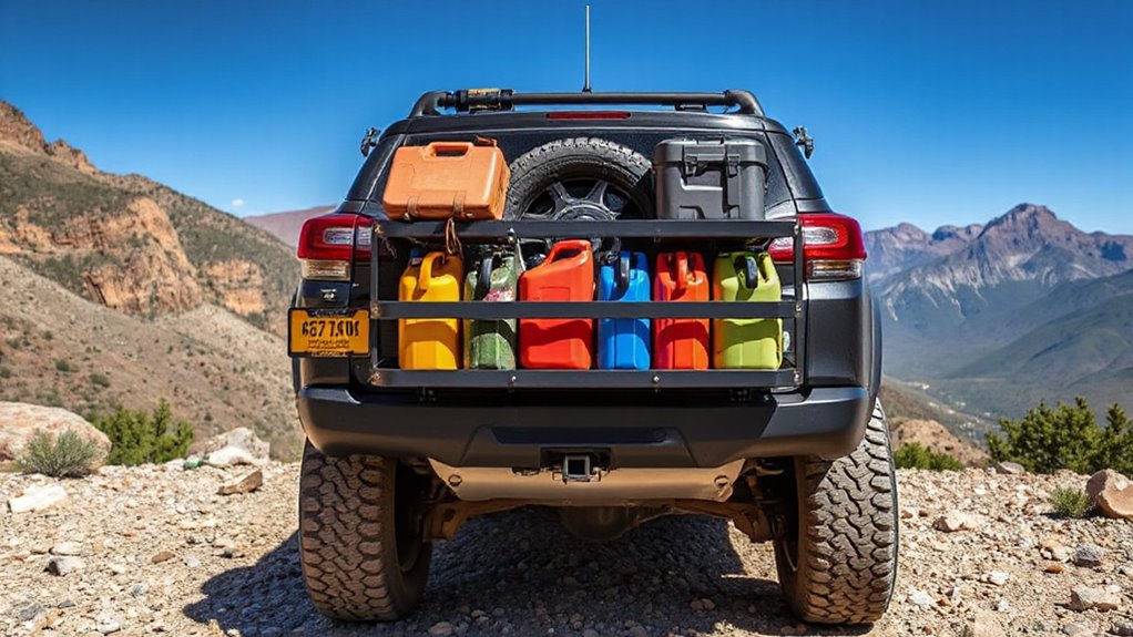 top overlanding fuel can racks