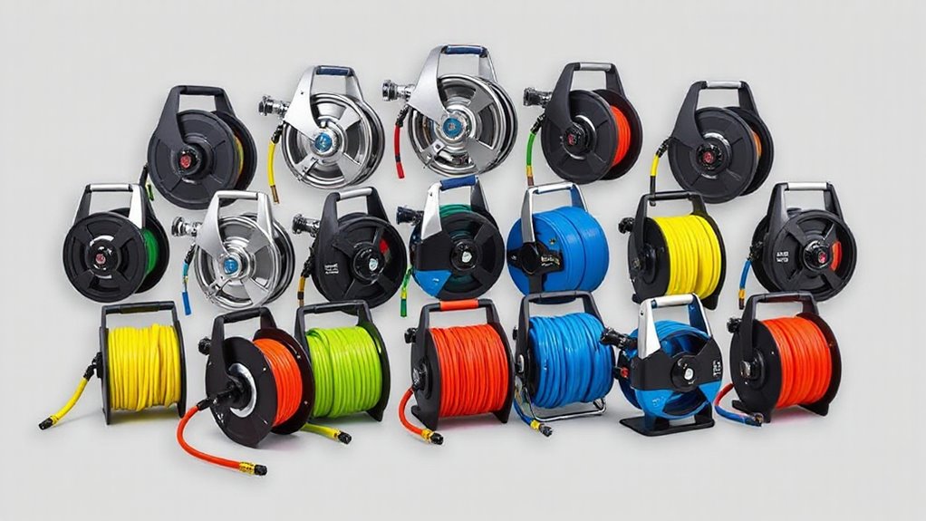 top retractable hose reels