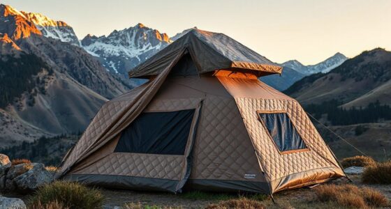 top rooftop tent insulation options
