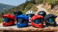 top short rider adventure helmets