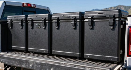 top truck bed lockable storage