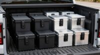 top truck bed lockable storage