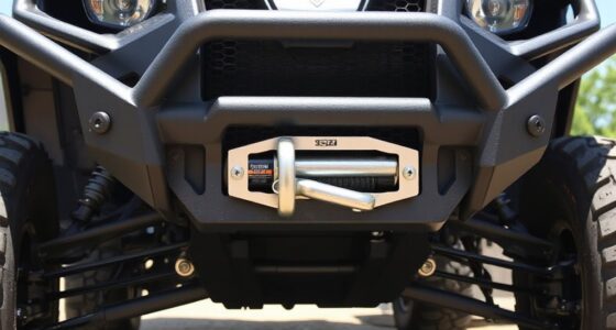 top utv bumper winch ready