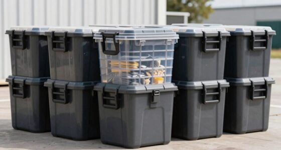 top waterproof storage bins