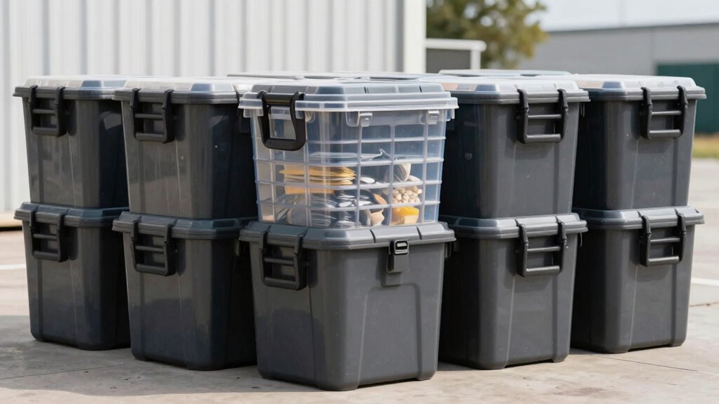 top waterproof storage bins