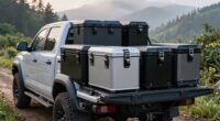 top weatherproof truck storage
